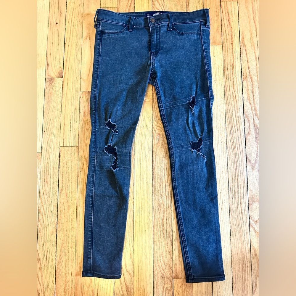 HOLLISTER Grey Wash Advanced Stretch Jegging